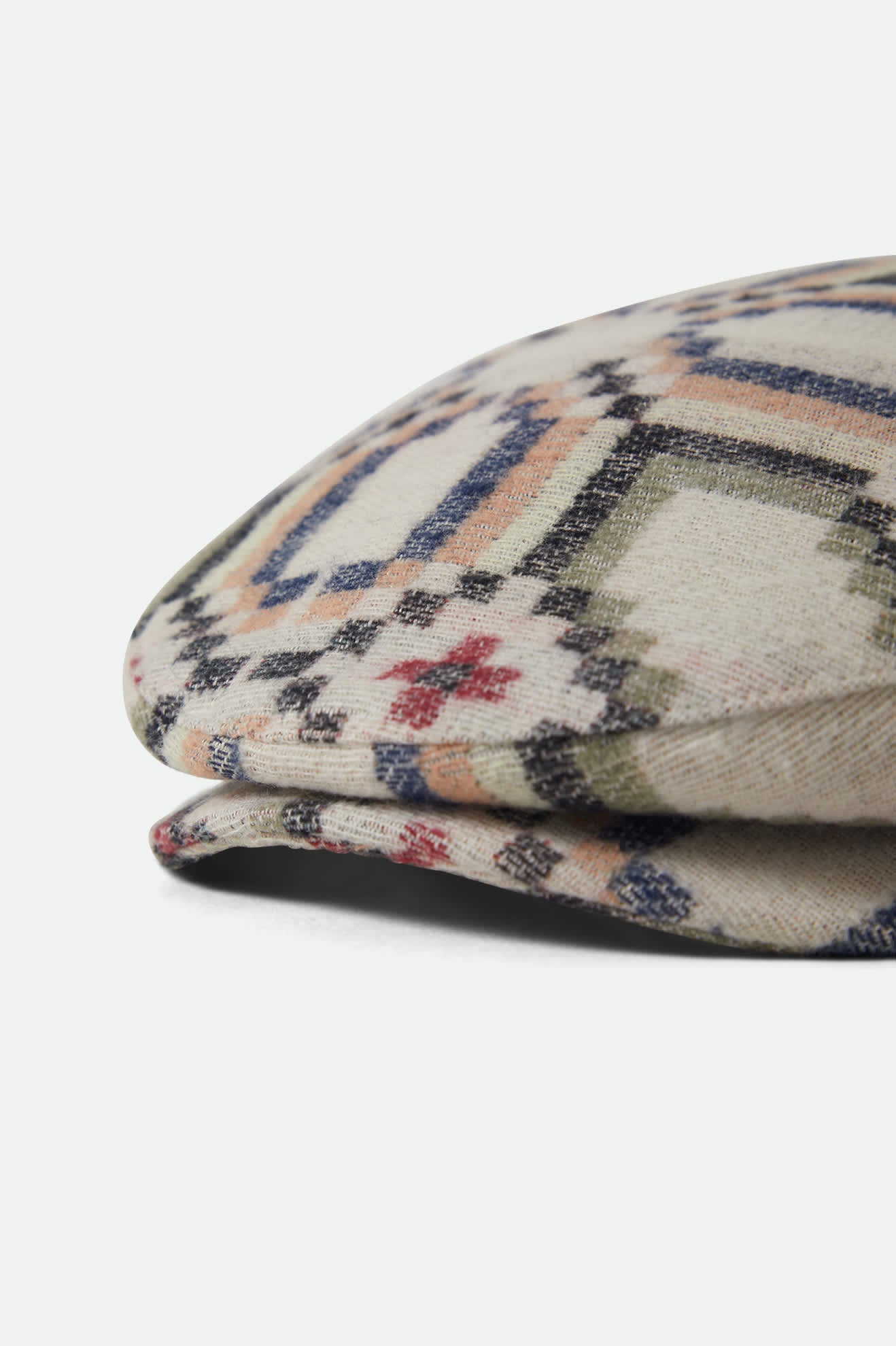 Unisex Hooligan Flat Cap in the color Digi Tile Flannel - Additional Laydown image