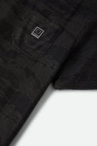 Men's Journey Short Sleeve Pocket T-Shirt in the color Black Tiger Camo - Additional Laydown image