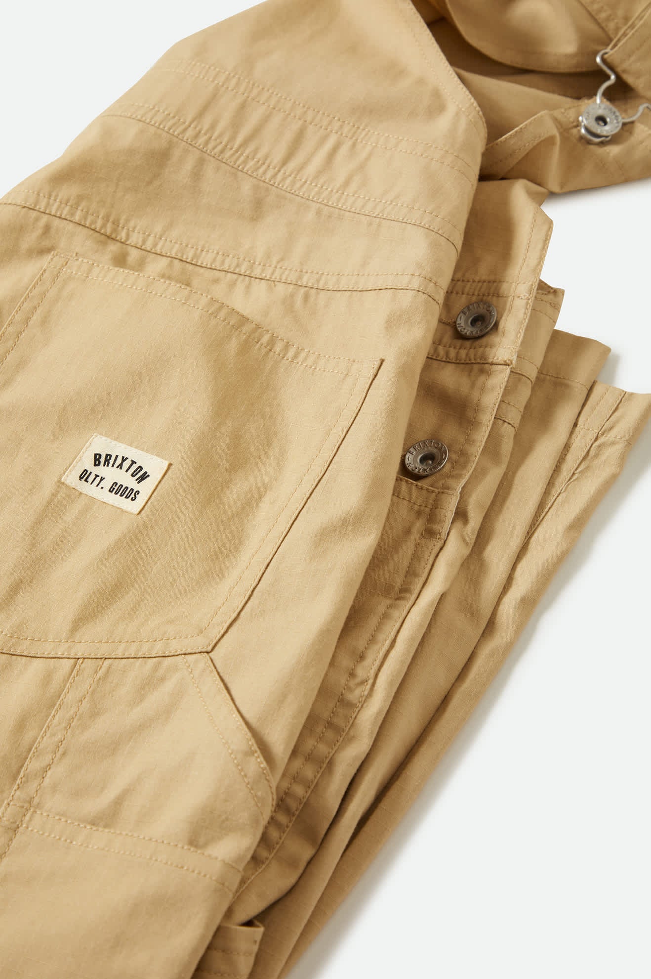 
       Women&#39;s Utility Overall in the color Pale Khaki - Additional Laydown image
     