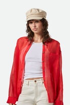 Women's Fiddler Fisherman Cap in the color Macadamia Cord - Women's Front View