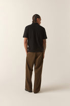 Men's Trademark Chino Pant in the color Walnut Brown - Men's Back View