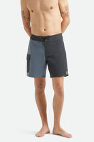Men's Classic Trunk 17" in the color Black/Future Grey - Men's Front View