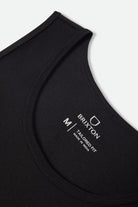 Men's Pinnacle Tank Top in the color Black - Additional Laydown image