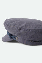 Unisex Fiddler Fisherman Cap in the color Indigo/Dark Sand - Additional Laydown image