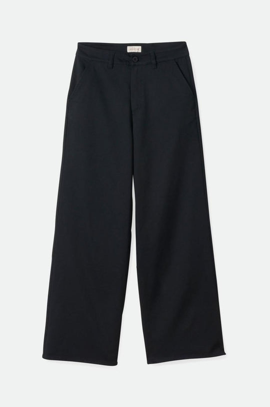 
       Brixton Victory Full Length Wide Leg Pant - Black
     