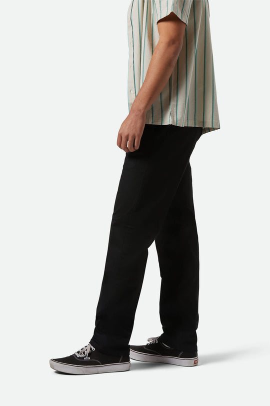 
       Men&#39;s Choice Chino Regular Pant in the color Black - Men&#39;s Side View
     