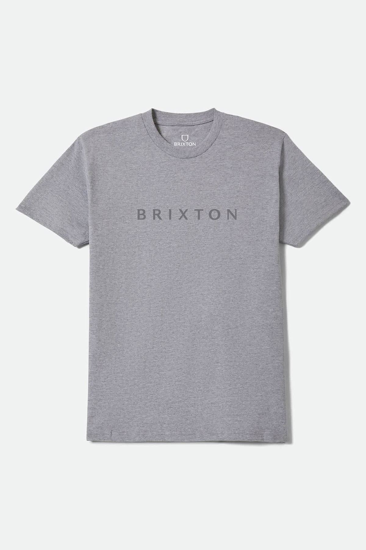 Men's Alpha Line Standard T-Shirt in the color Heather Grey - Front Product View