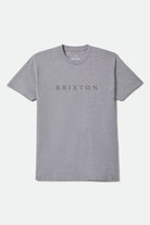 Men's Alpha Line Standard T-Shirt in the color Heather Grey - Front Product View
