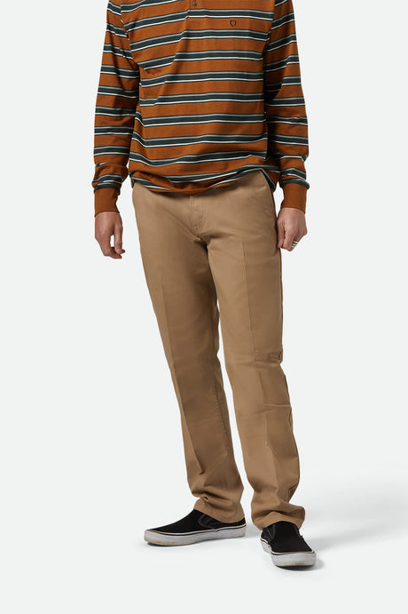 
       Men&#39;s Choice Chino Regular Pant in the color Khaki - Men&#39;s Front View
     