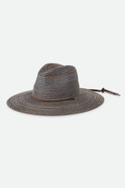 Unisex Mitch Packable Sun Hat in the color Brown - Front Product View
