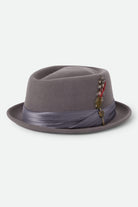 Unisex Stout Pork Pie in the color Charcoal/Charcoal - Front Product View