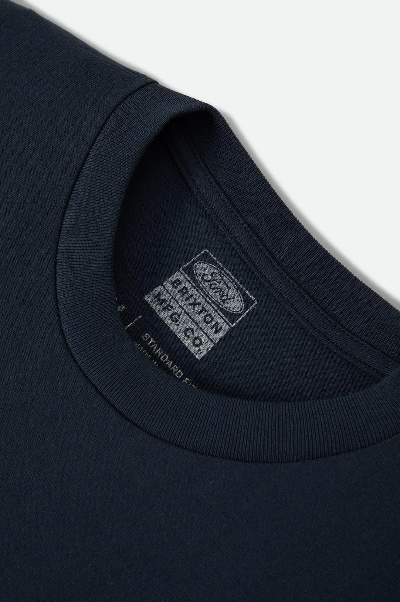 Men's Ford Service Dept Pocket T-Shirt in the color American Navy - Additional Laydown image