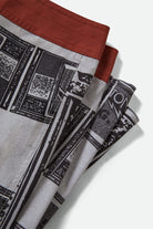 Men's Blitz Boardshort 21" in the color TV Checker/Amber Terrian - Additional Laydown image