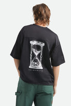 Men's Baggy Mesh Practice Jersey in the color Black/White Chippa - Men's Back View