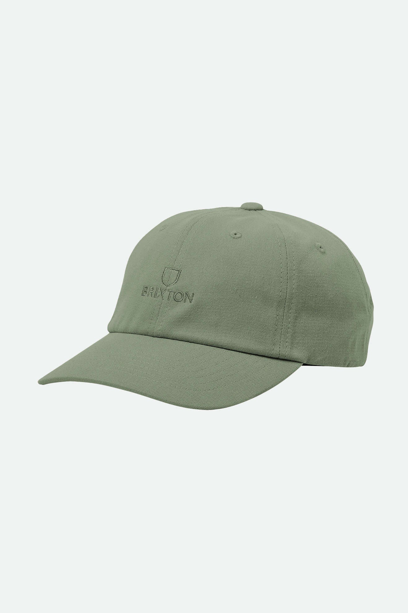 
       Brixton Men&#39;s Alpha Netplus Adjustable Hat - Olive/Olive Rinse | Main
     