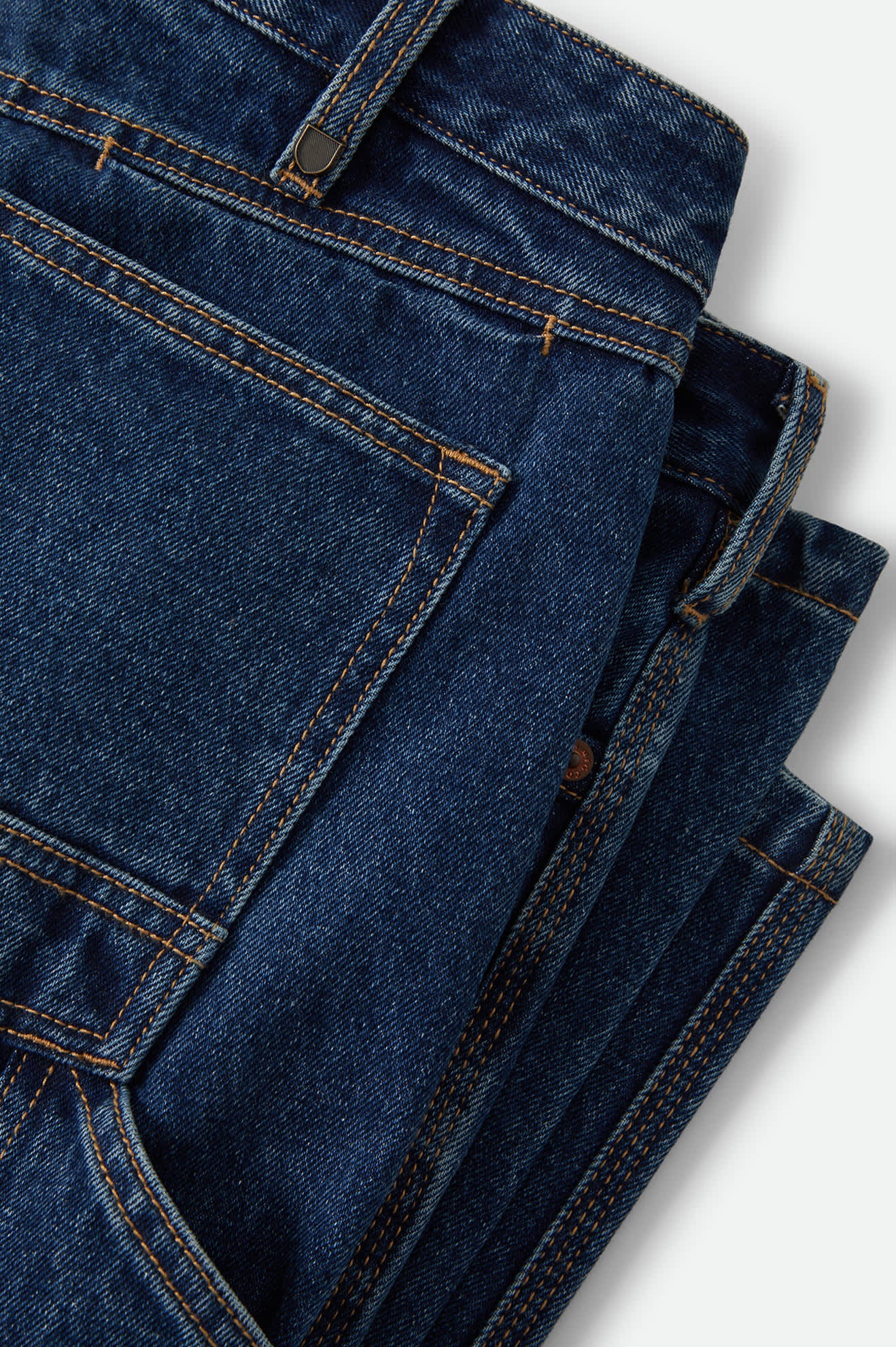 Men's Builders Carpenter Pant in the color Dark Denim - Additional Laydown image