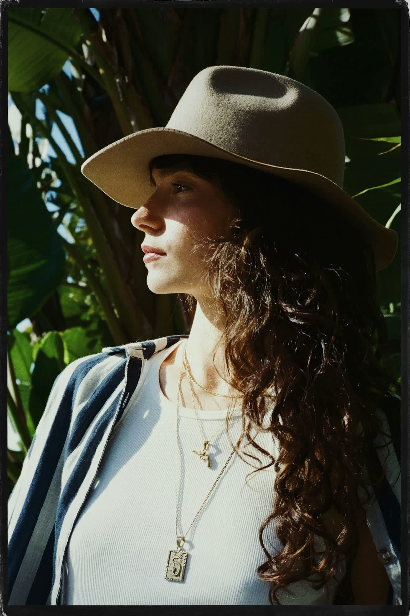 Unisex Wesley Fedora in the color Light Tan - Additional Fit image