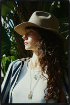 Unisex Wesley Fedora in the color Light Tan - Additional Fit image