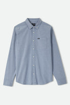 Men's Sanford Shirt in the color Dusty Blue - Front Product View