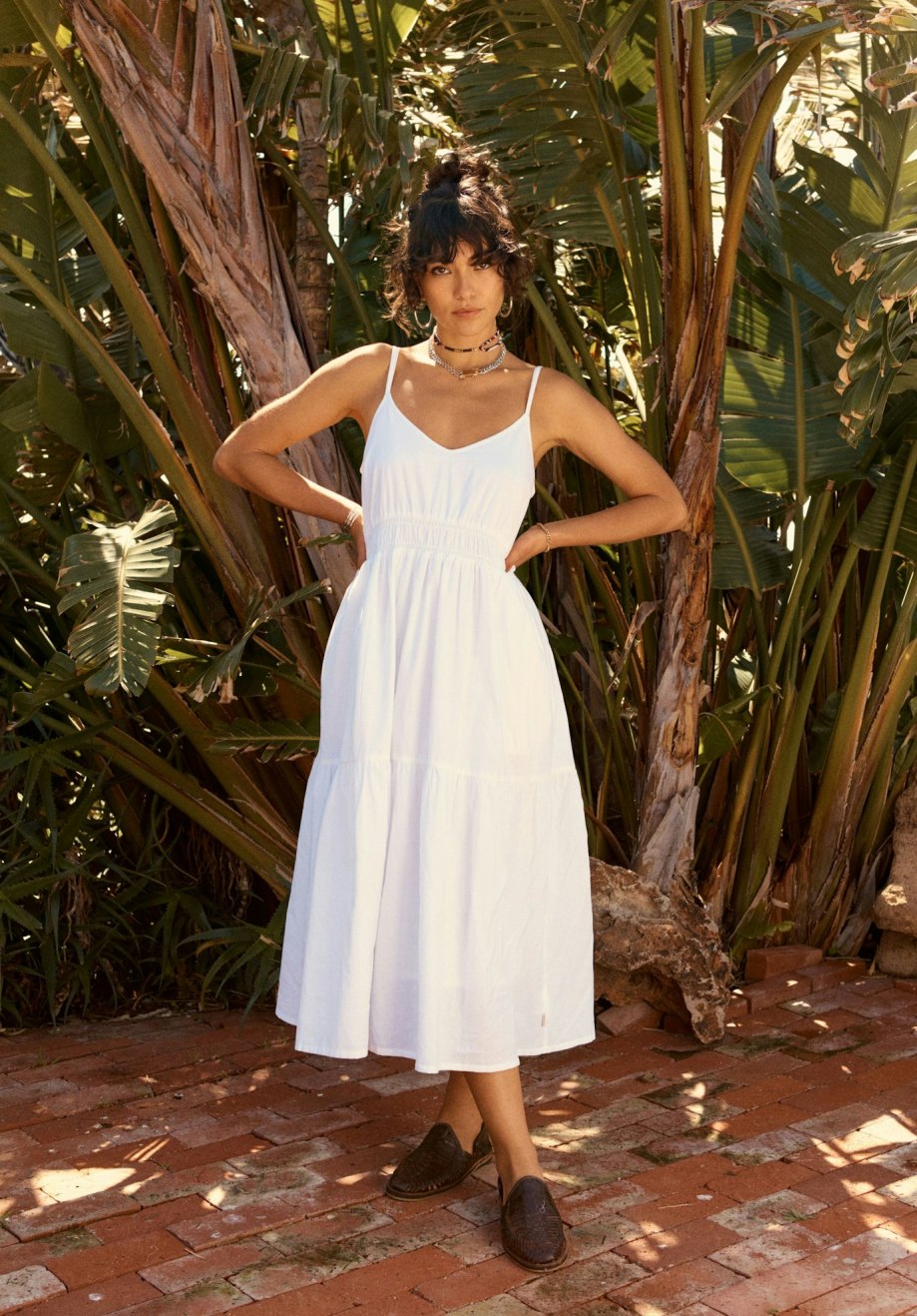 
       Brixton Sidney Dress - White Solid
     