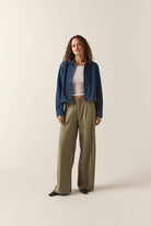 Women's Mechanics Women's Garage Lined Jacket in the color Dark Denim - Additional Fit image