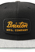 Unisex Jolt Snapback in the color Black/Heather Grey - Additional Laydown image