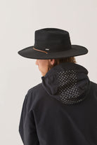 Unisex Beck Journey Canvas Hat in the color Black - Men's Back View