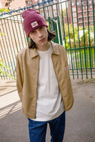 Unisex Trademark Beanie in the color Dark Brick - Men's Lifestyle image