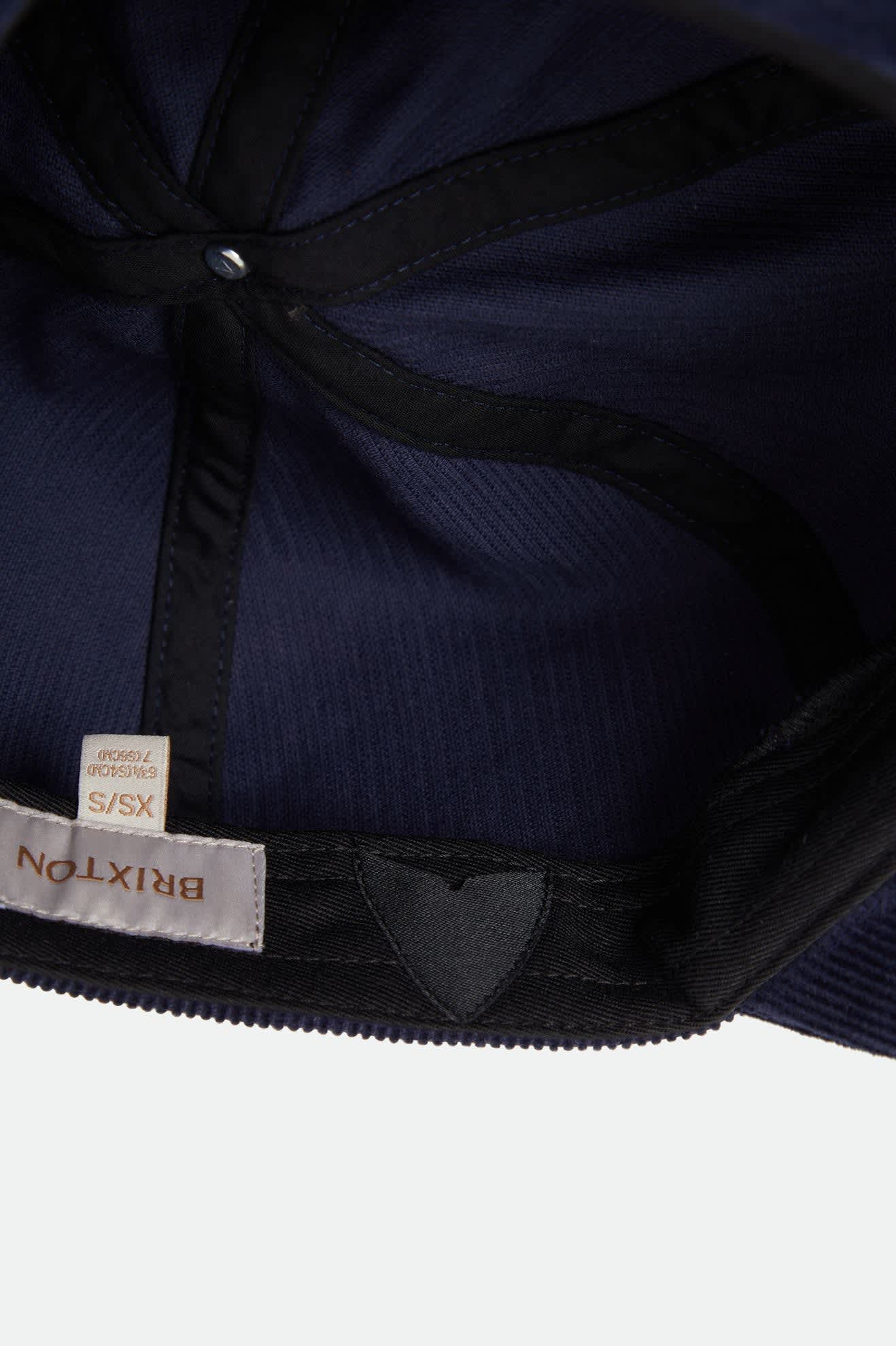 Women's Bailey Cap in the color Navy Corduroy - Additional Laydown image