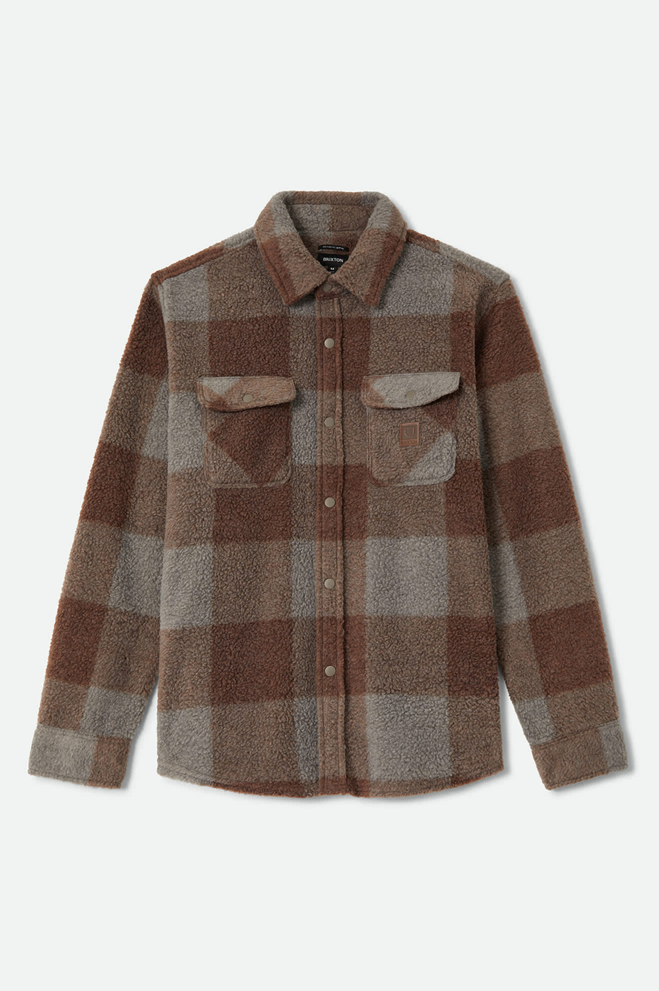 Men's Bowery Arctic Stretch Fleece in the color Pine Brown/Taupe - Front Product View