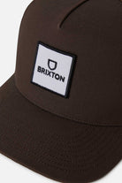 Unisex Alpha Block Netplus Trucker Hat in the color Brown/Brown - Additional Laydown image