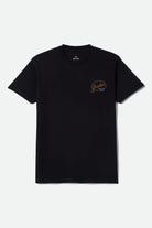 Men's Gallatin Short Sleeve Shirt in the color Black - Front Product View