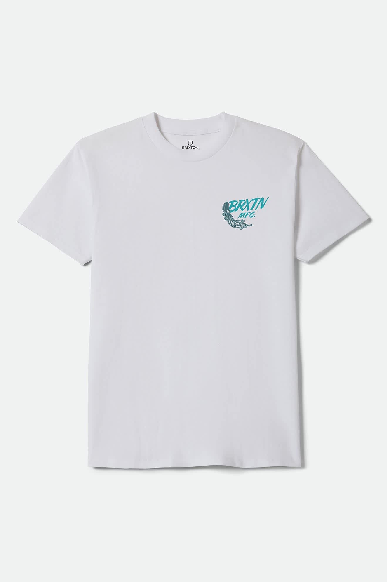 Men's Lagoon Standard T-Shirt in the color White - Front Product View
