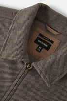 Men's Trademark Zip Flannel Jacket in the color Heather Grey - Additional Laydown image