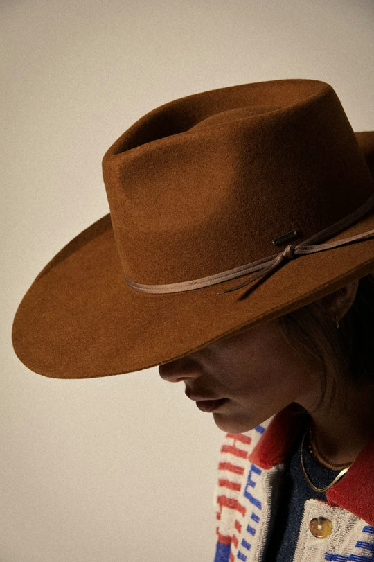 
       Women&#39;s Marlow Rancher Hat in the color Coffee - Additional Fit View
     