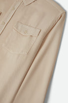 Men's Cool Comfort Wayne Long Sleeve Shirt in the color Whitecap - Additional Laydown image