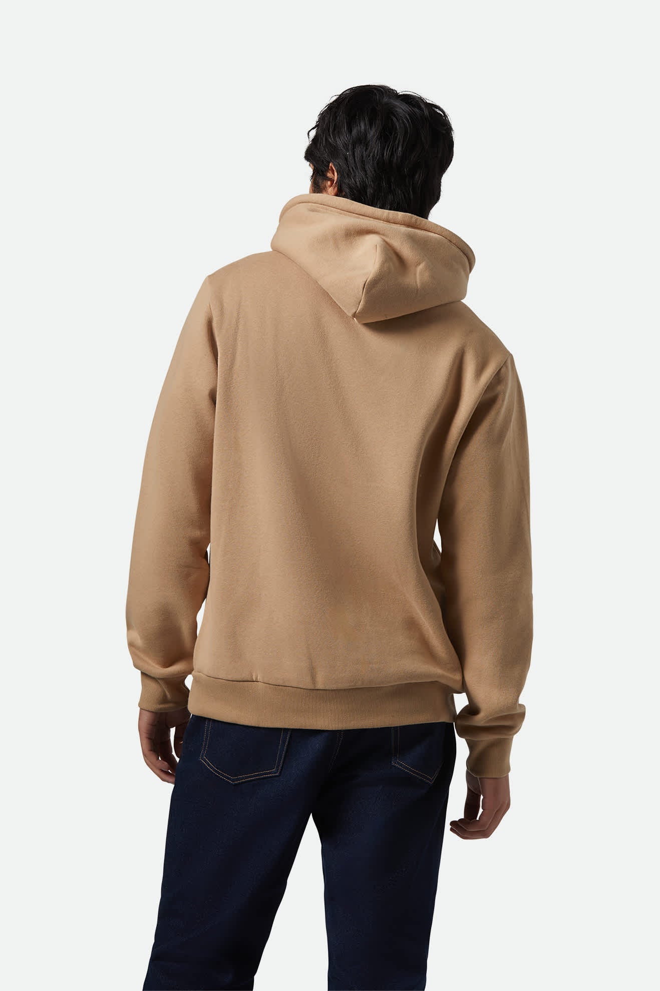 
       Men&#39;s Keller Hoodie in the color Sand - Men&#39;s Back View
     