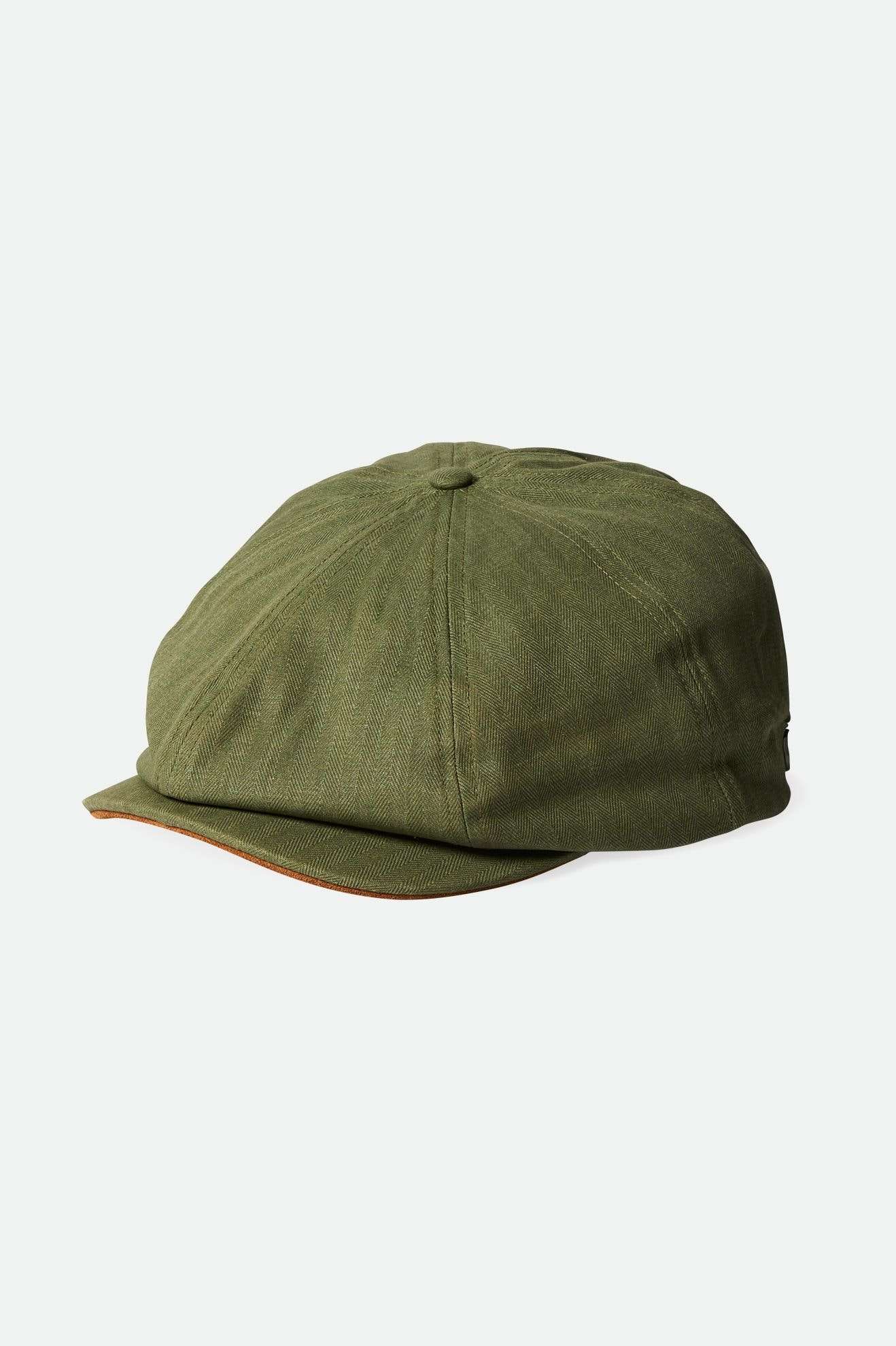 
       Brixton Unisex Fender Factory Brood Newsboy Cap - Olive Surplus | Main
     