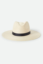 Women's Harper Straw Hat in the color Natural - Additional Laydown image