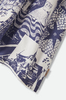 Women's The Bells Dress in the color Navy/White Collage - Additional Laydown image
