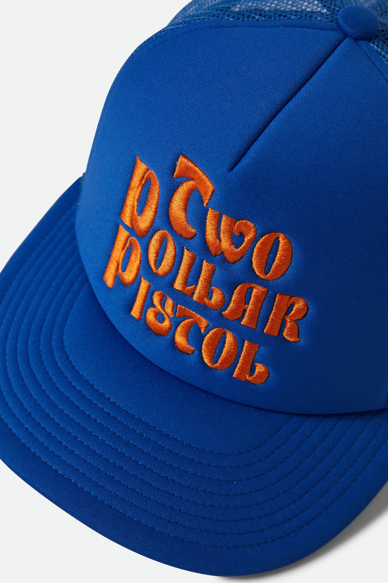 
       Women&#39;s Two Dollar Pistol Netplus Trucker Hat in the color Electric Blue/Electric Blue - Additional Style View
     