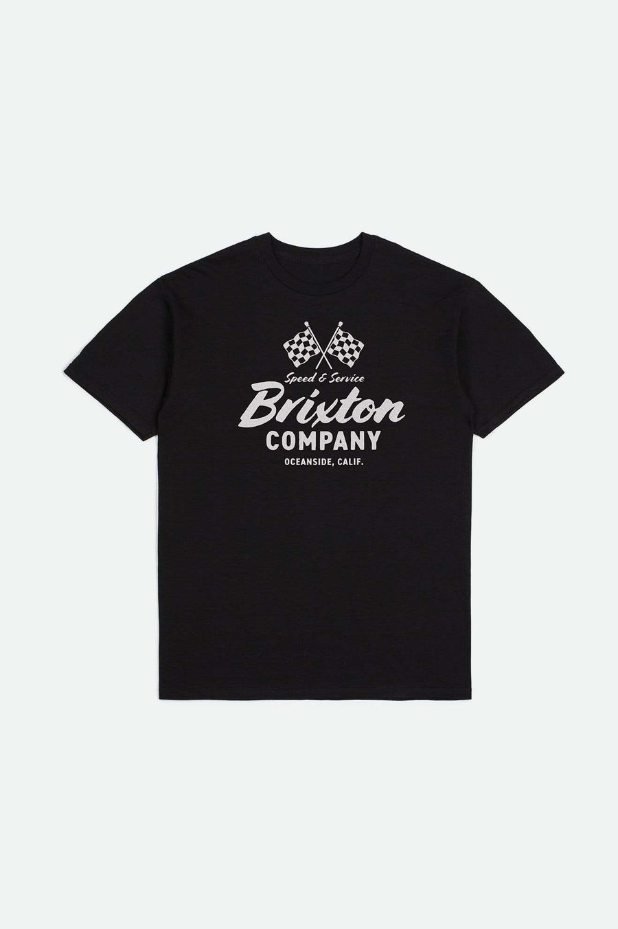 
       Brixton Men&#39;s Wayburn S/S Standard T-Shirt - Black | Main
     