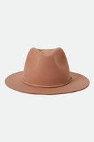 Unisex Wesley Fedora in the color Italian Clay - Additional Laydown image