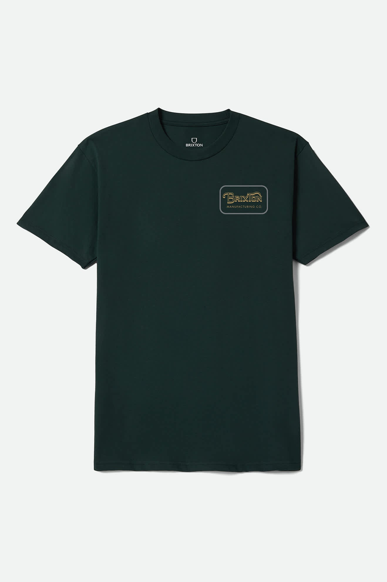 Men's Grade Standard T-Shirt in the color Forest Green/Washed Copper/Dark Grey - Front Product View