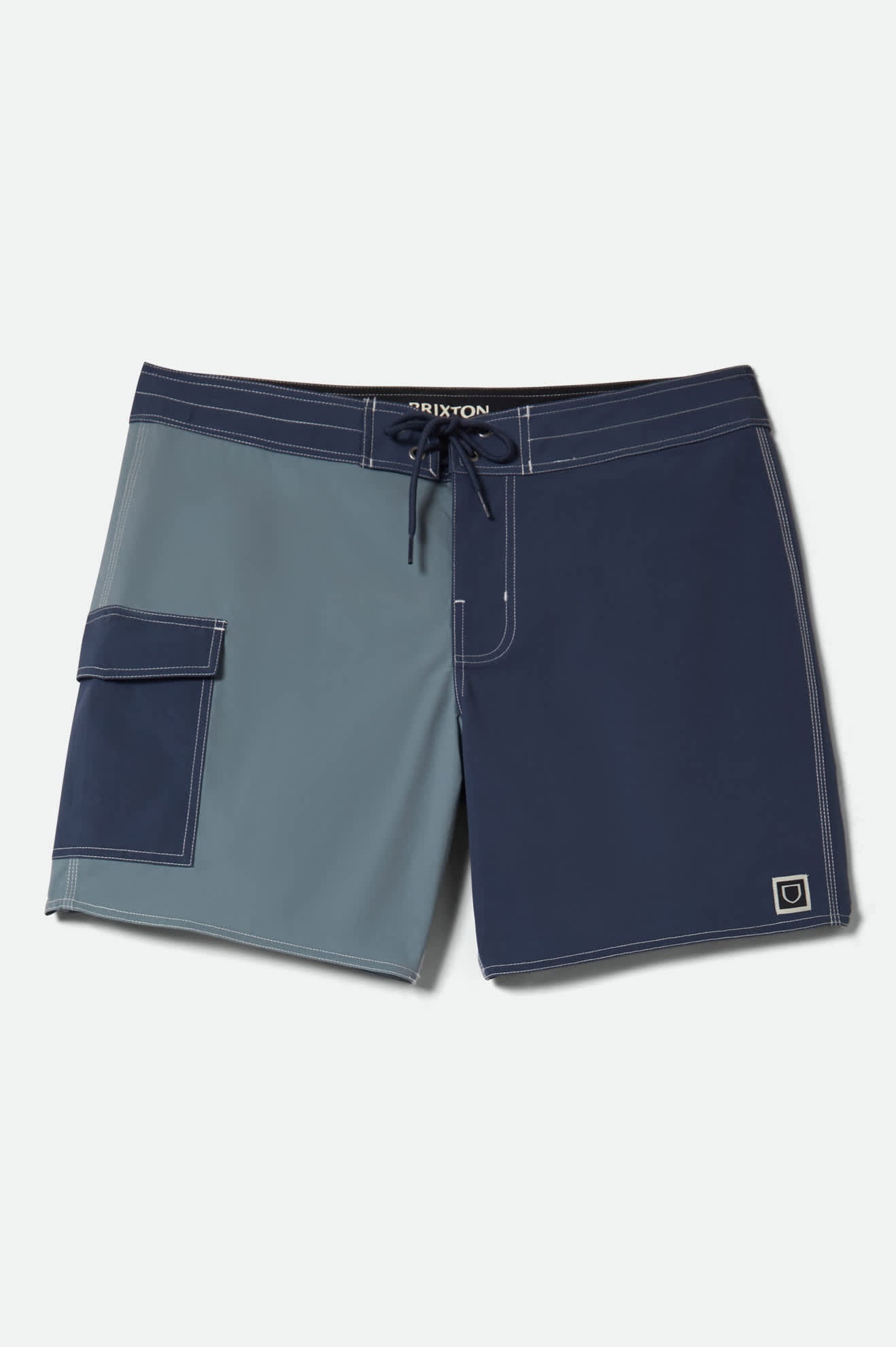 Men's Classic Trunk 17" in the color Washed Navy/Trooper - Front Product View