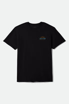 Men's Madden Short Sleeve Standard T-Shirt in the color Black Worn Wash - Front Product View