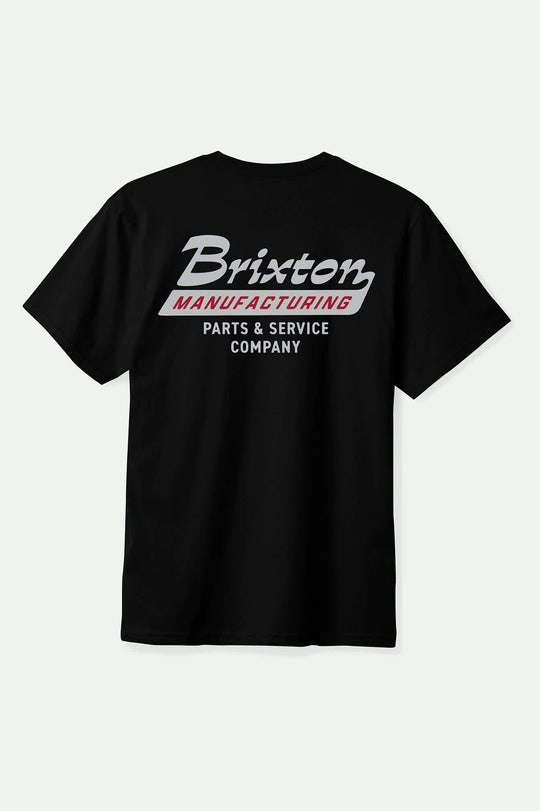 
       Brixton Township S/S Tailored T-Shirt - Black/Smoke Grey
     