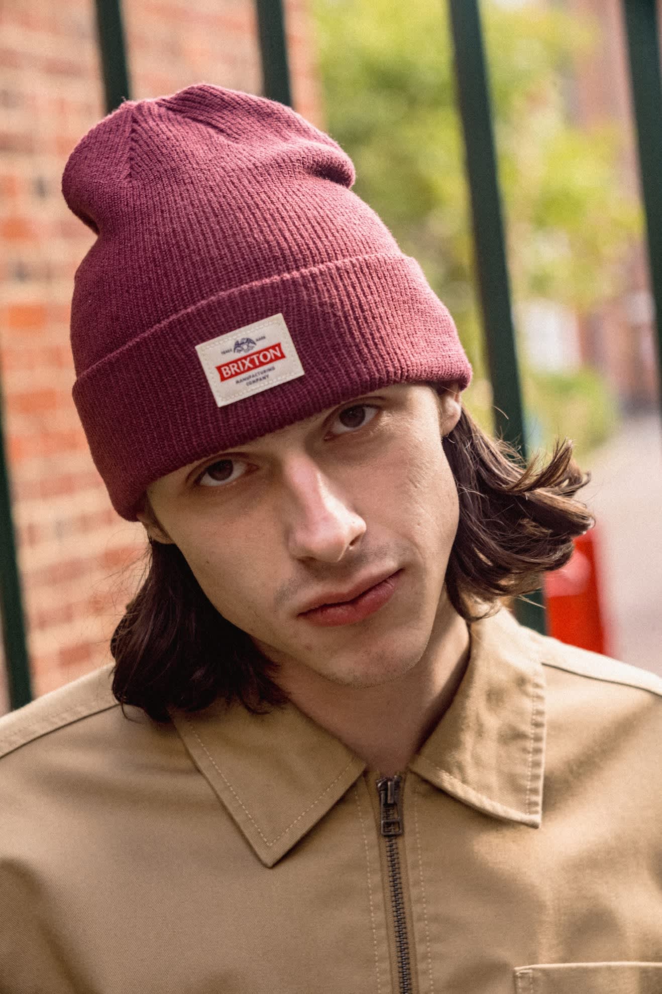 Unisex Trademark Beanie in the color Dark Brick - Men's Lifestyle image