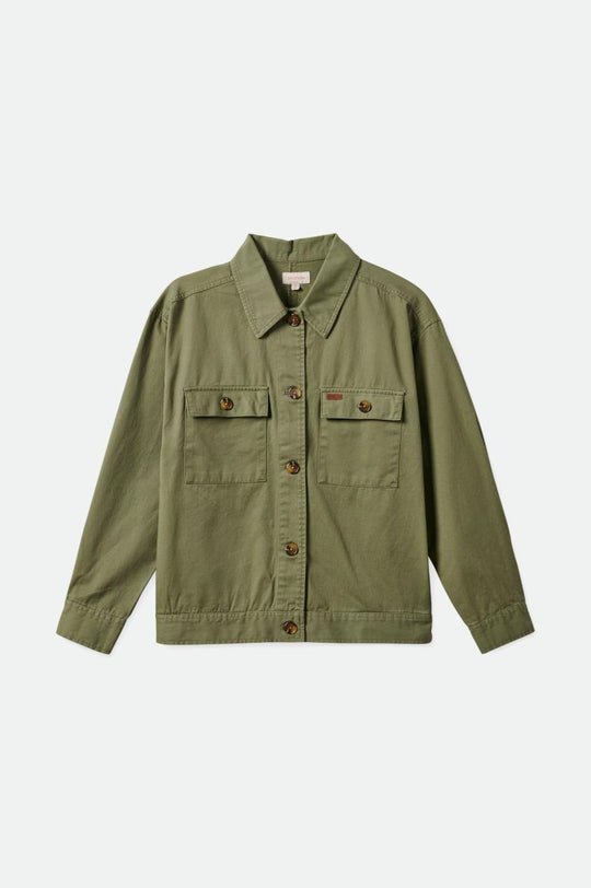 
       Brixton Stark Trucker Jacket - Olive Surplus
     