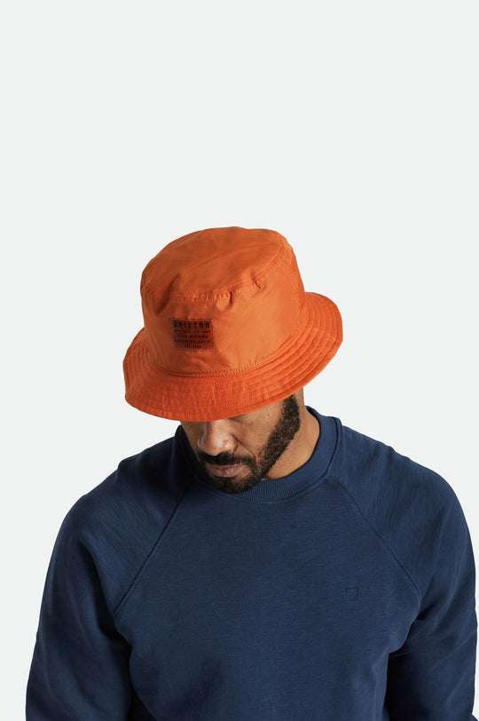 
       Brixton Vintage Nylon Packable Bucket Hat - Paradise Orange
     